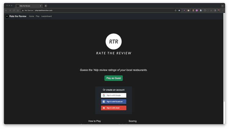 Rate the Review